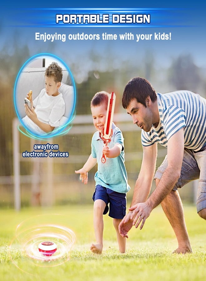 INFINITY NADO Mini Nado Sword for Beginners, Spinning Top and Sword Launcher Battle Set Toys for Kids, Battle Brust Top Toys for 5 6 7 8 9 Year Old Boys, Red - Image 5